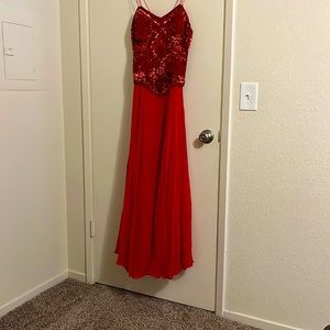 Jovani Red sequin dress